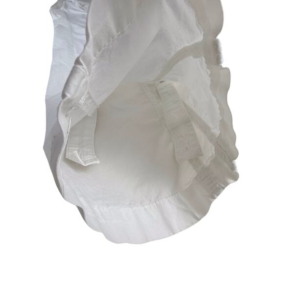 INC White Cargo Utility Pants Bling Buttons Zip Front Drawstring Waist - Picture 15 of 16